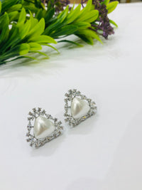Thumbnail for Triangle Pearl Earrings