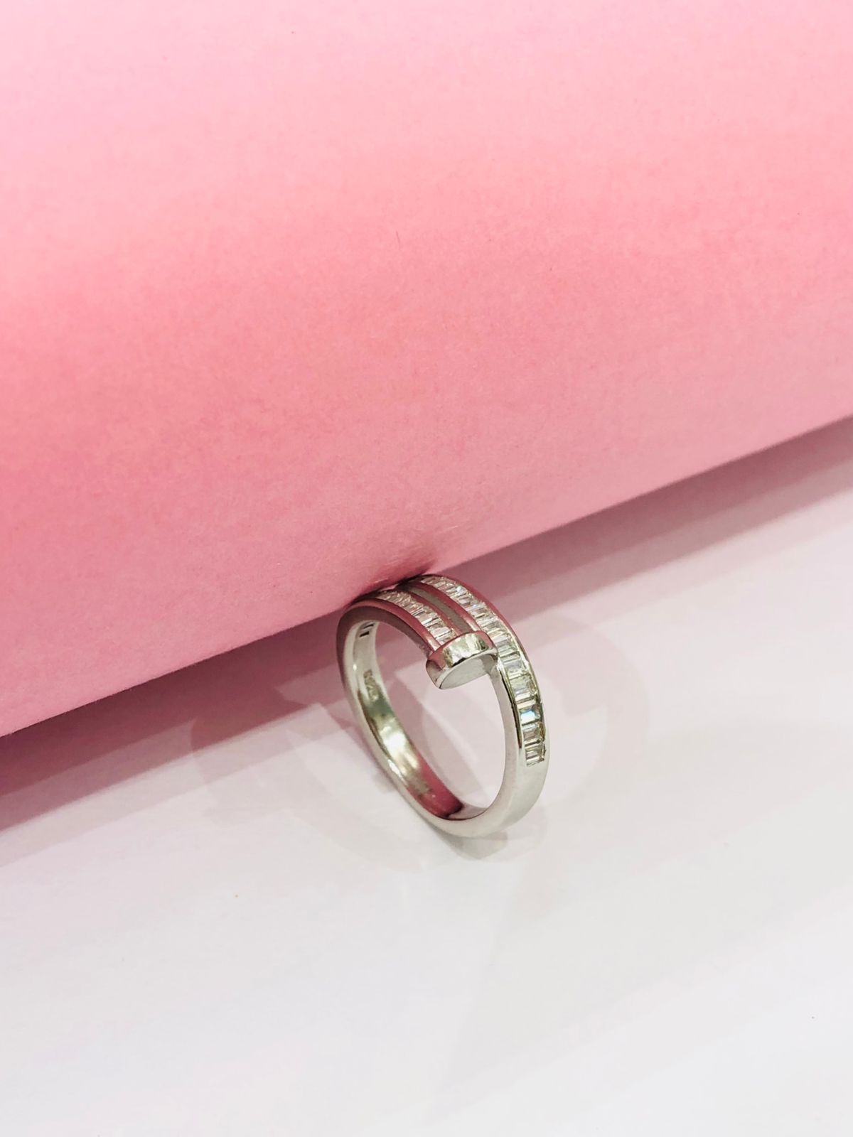 925 Silver Nail Ring