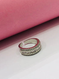 Thumbnail for Baguette Stone Band Ring