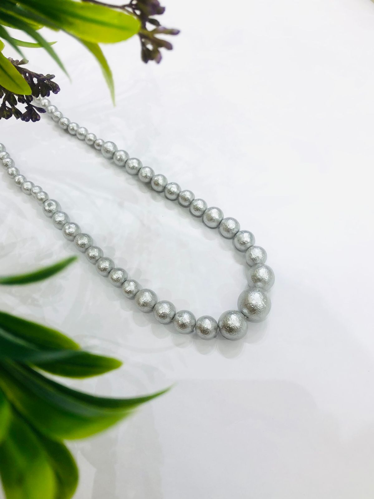 Grey Pearl Necklace