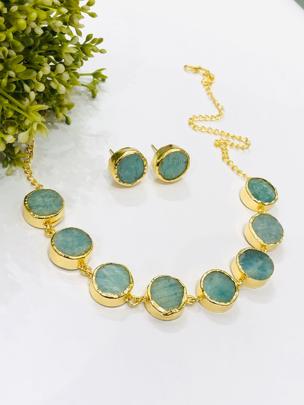 Green Necklace Set