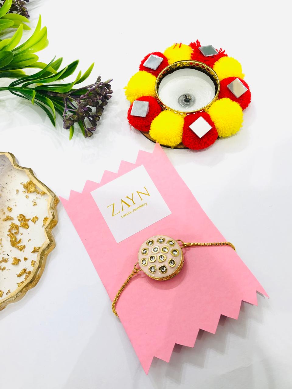 Enamel Round Rakhi