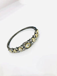 Thumbnail for Oxidised Polki Bracelet