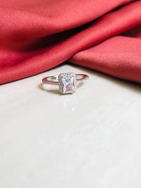 Thumbnail for 925 Silver Rectangular Sleek Ring