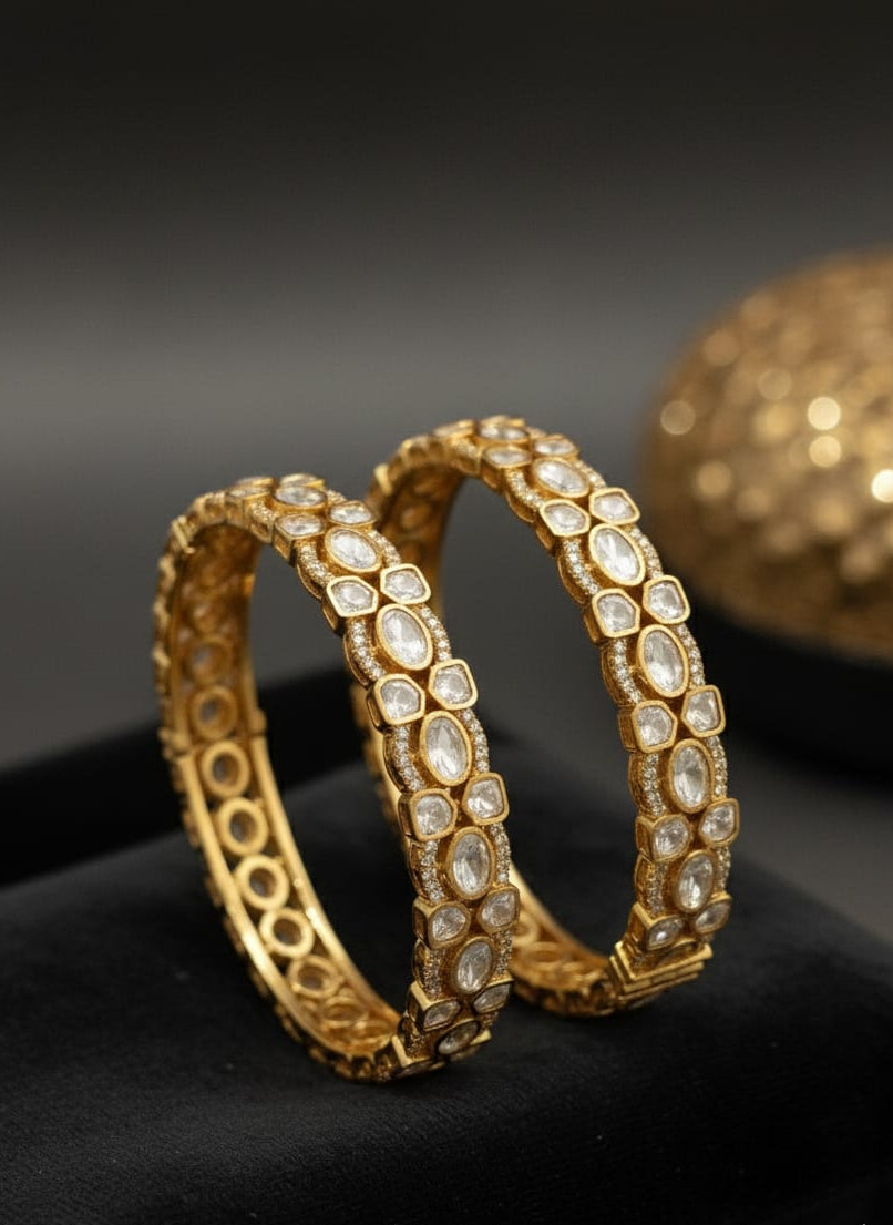 Golden Gleam Bangles