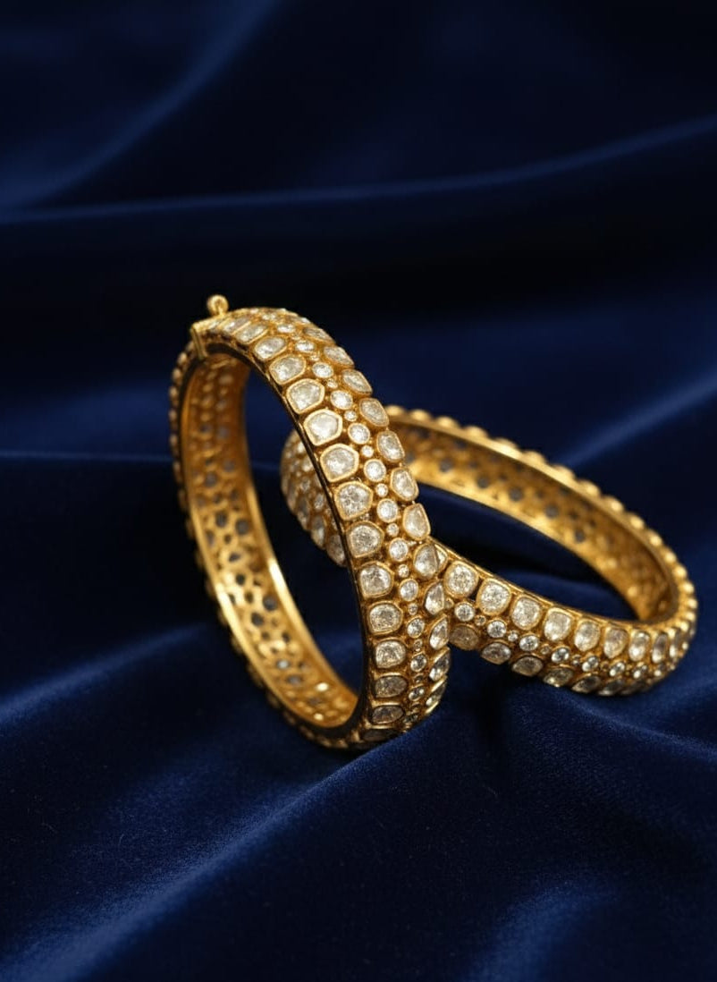 Lustrous Glow Bangles