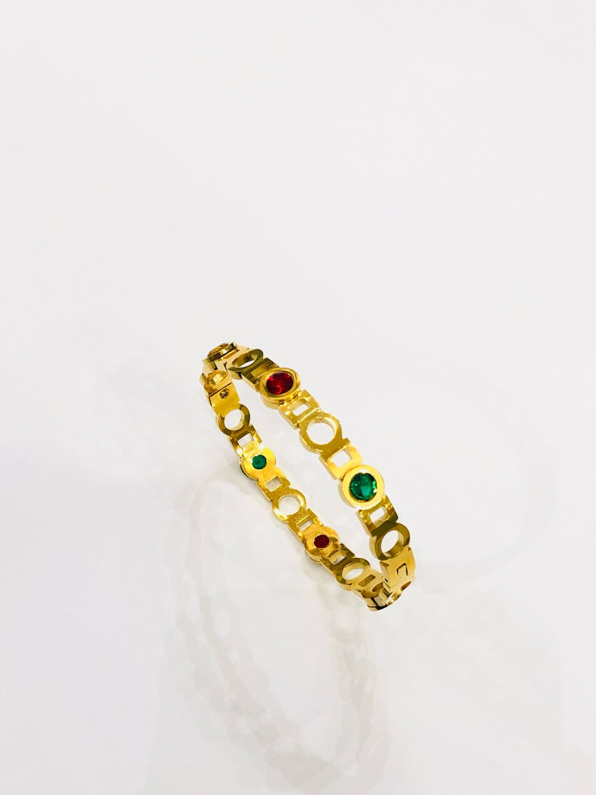 Multi Color Golden Bracelet