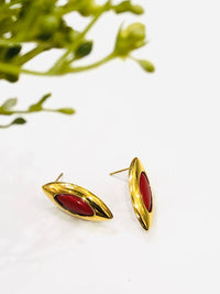Thumbnail for Coral Golden Earrings