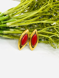 Thumbnail for Coral Golden Earrings