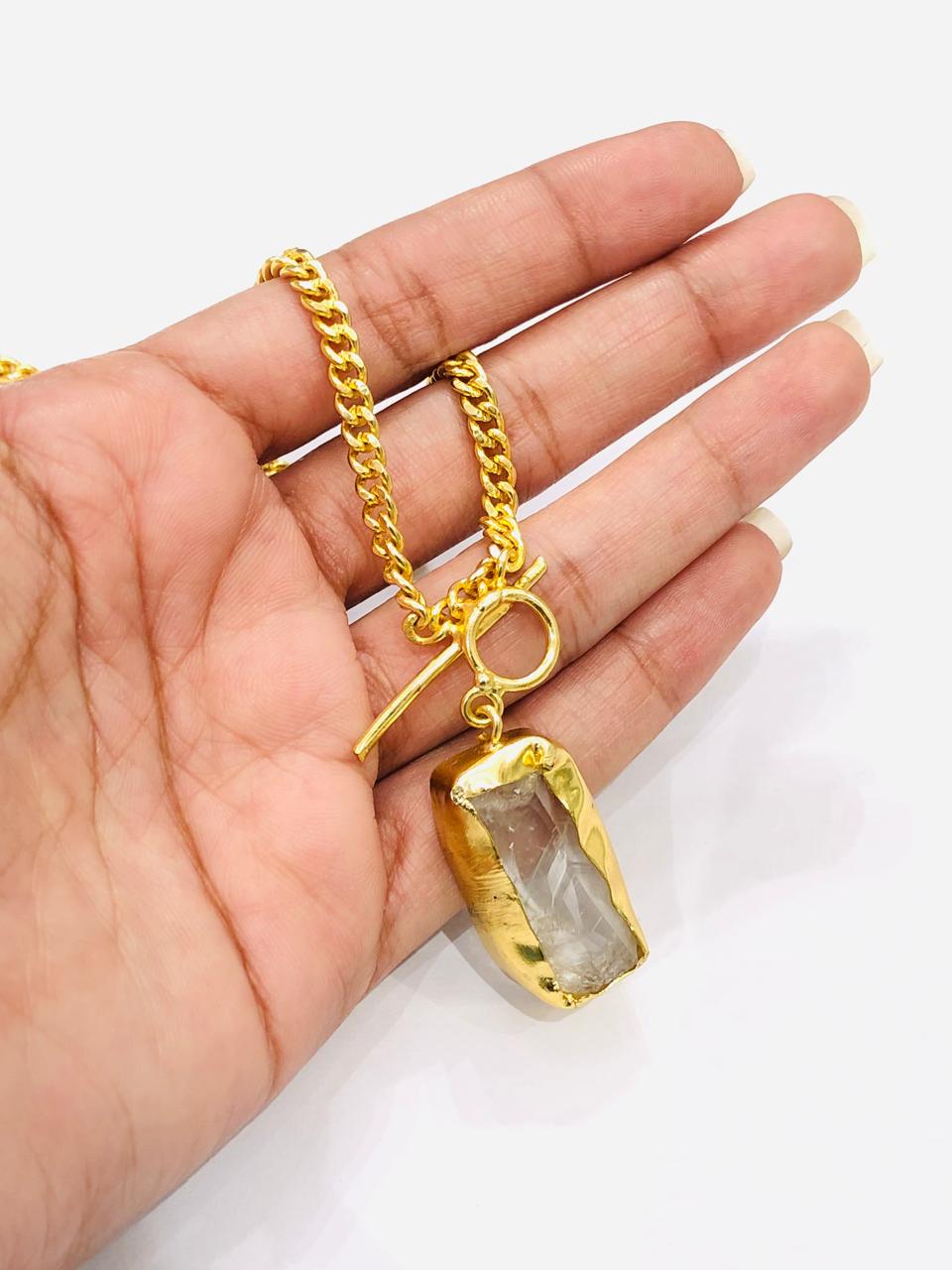 Crystal Stone Long Chain