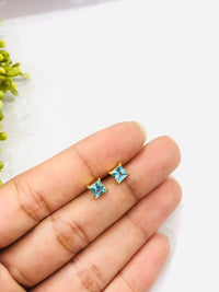 Thumbnail for Blue Golden Earrings