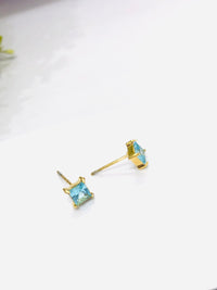 Thumbnail for Blue Golden Earrings