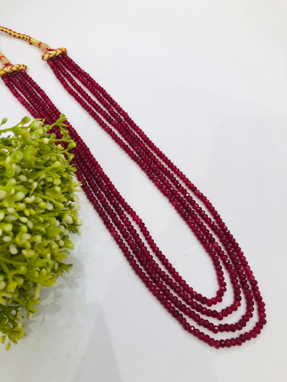 Red Beads Necklace