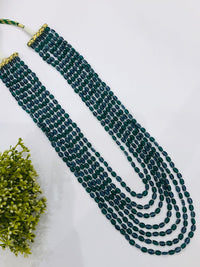 Thumbnail for Dark Green Beads Necklace