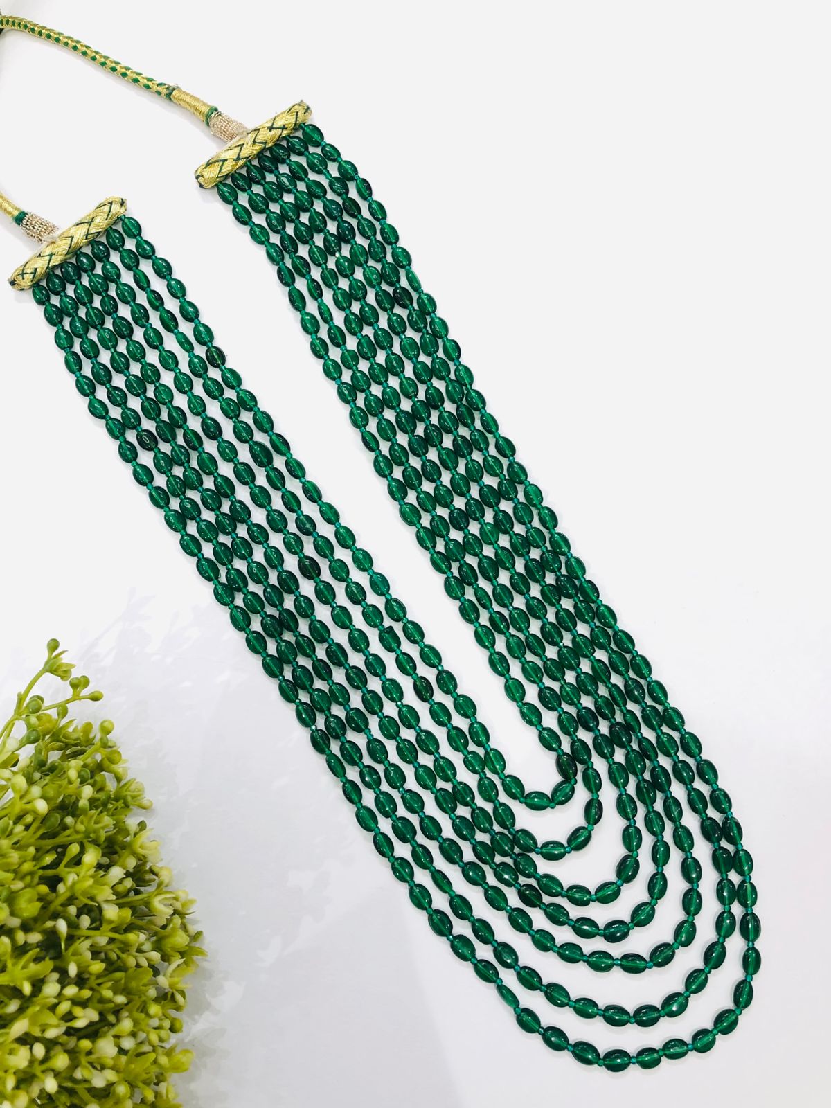 Green Beads Necklace