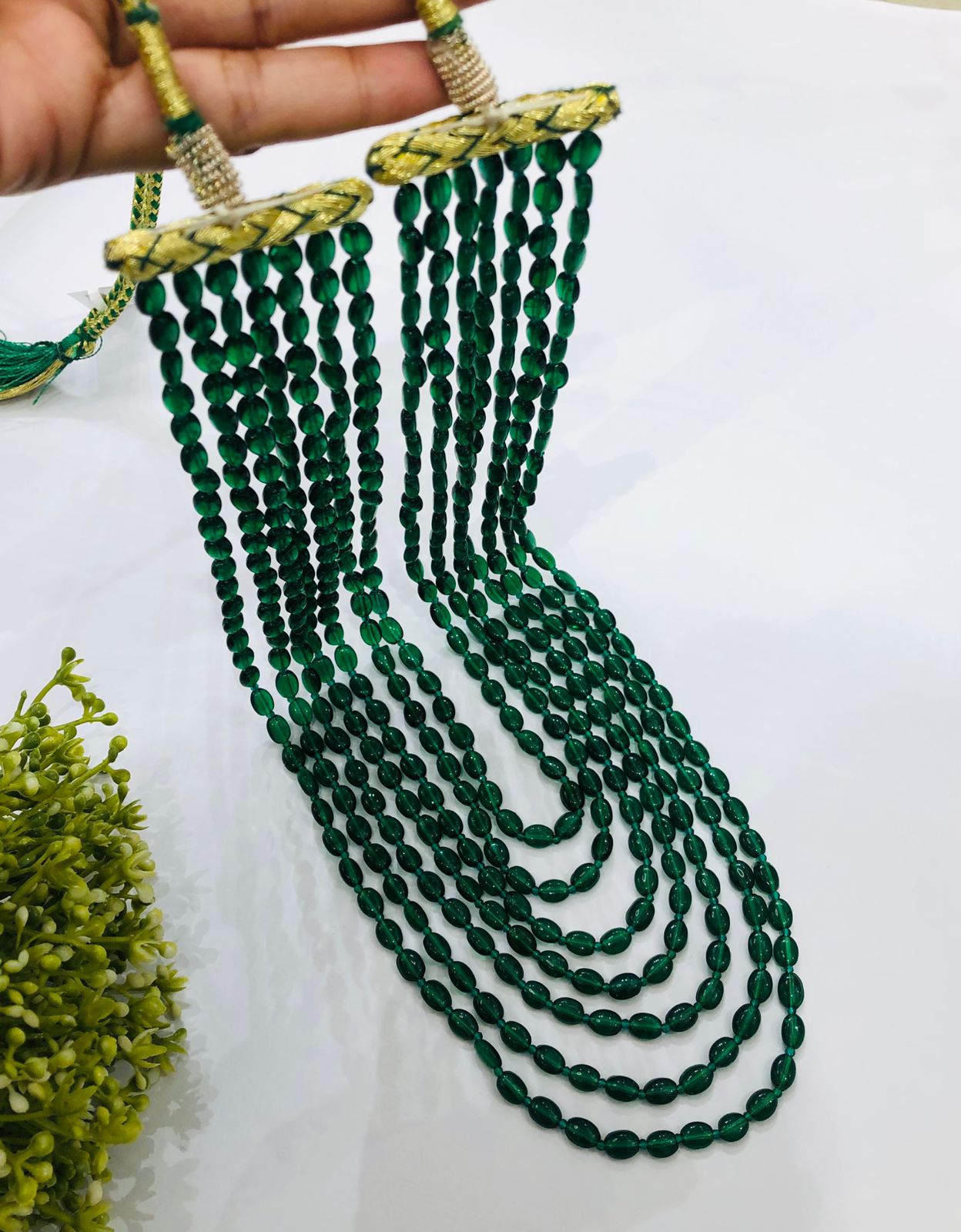 Green Beads Necklace