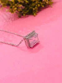 Thumbnail for 925 Silver Baguette Stone Chain