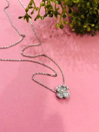 Thumbnail for 925 Silver Flower Stone Chain