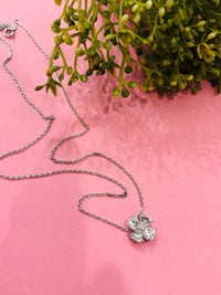 Thumbnail for 925 Silver Flower Stone Chain