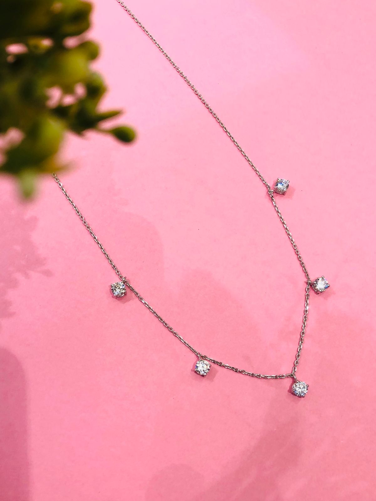 925 Silver Multi Stone Chain