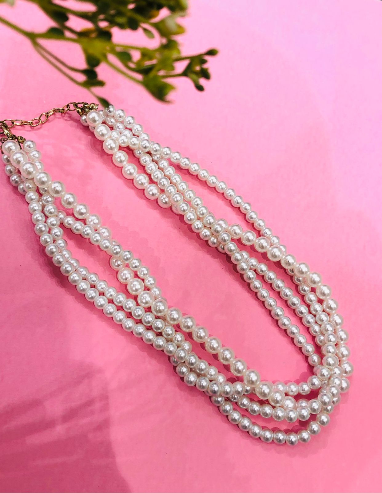 Four Pearl Layer Chain