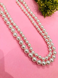 Thumbnail for Double Layer Pearl Necklace