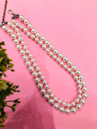 Thumbnail for Double Layer Pearl Necklace