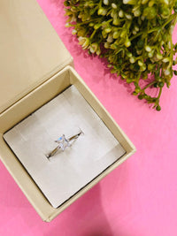 Thumbnail for 925 Silver Rectangular Ring
