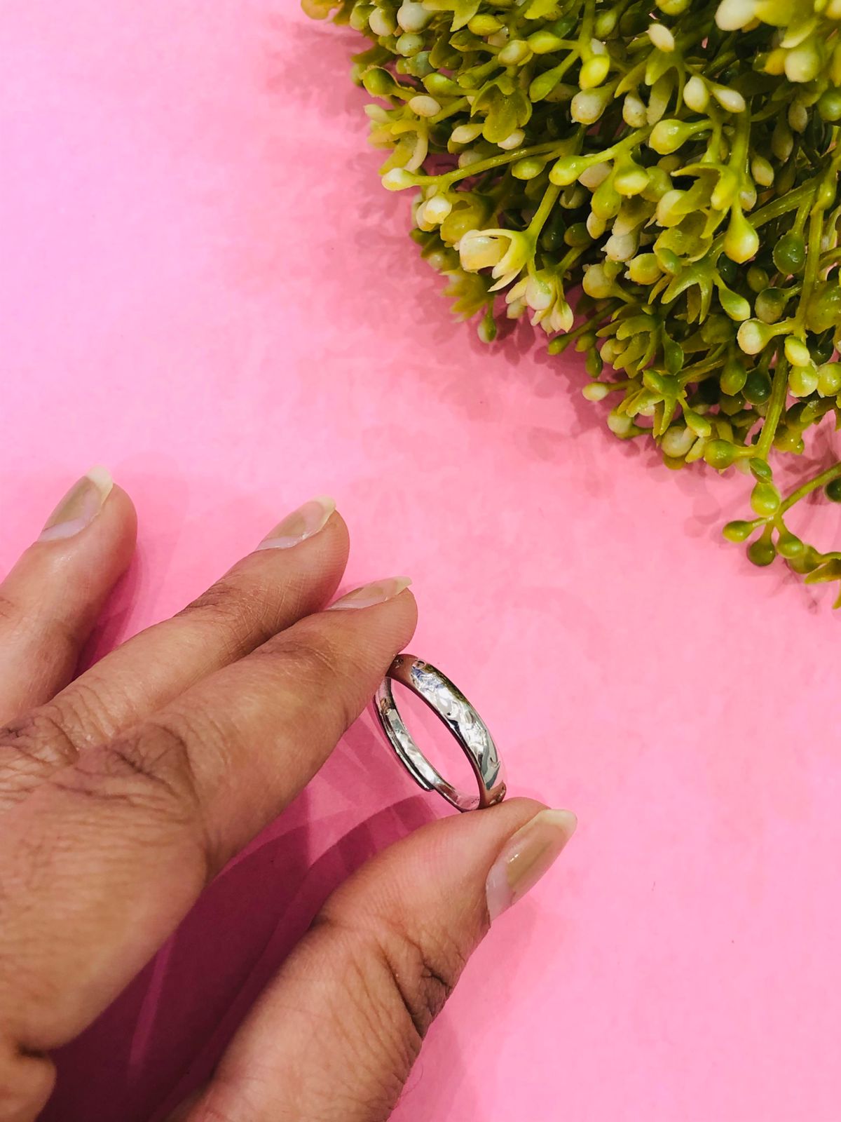 925 Silver Moon Star Ring