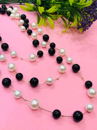 Thumbnail for Black & White Pearl Necklace