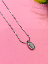 Thumbnail for Cute Silverish Stone Chain