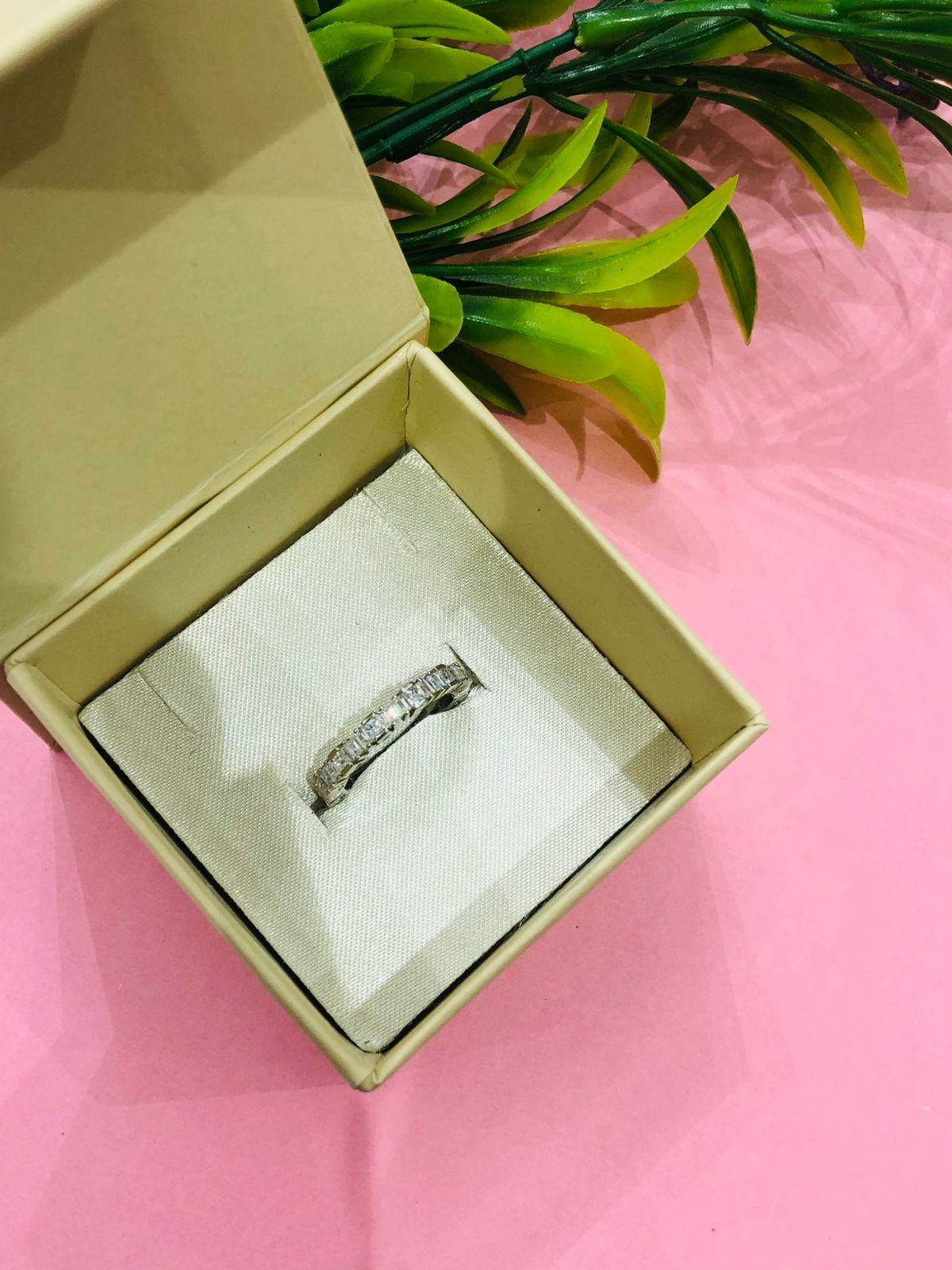 925 Silver Sleek Baguette Ring