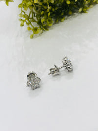Thumbnail for 925 Silver Pretty Flower Earrings
