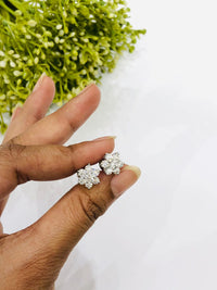 Thumbnail for 925 Silver Pretty Flower Earrings