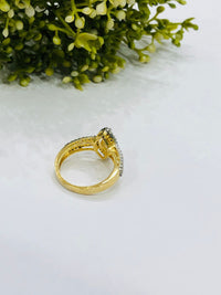 Thumbnail for 925 Silver Leaf Gold Plated Ring