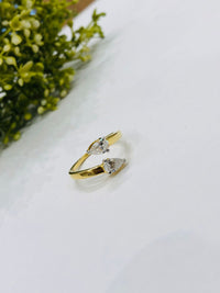 Thumbnail for 925 Silver Dual Drop Ring