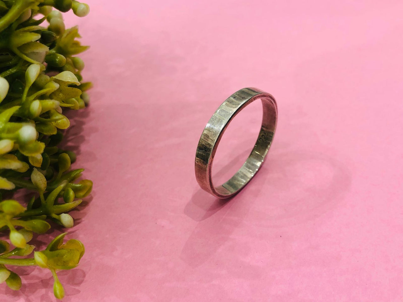 925 Silver Men Band Ring