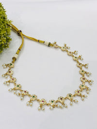 Thumbnail for Multi Jadau Pearl Necklace