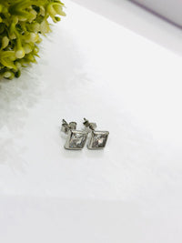 Thumbnail for 925 Small Baguette Stud Earrings