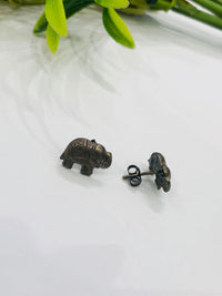 Thumbnail for 925 Silver Elephant Earrings