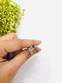 Thumbnail for 925 Silver Half Hoop Earrings