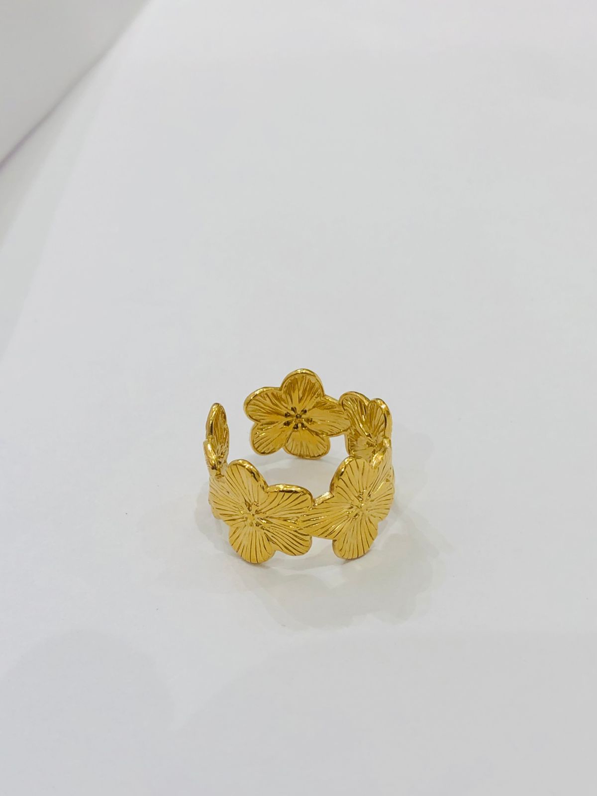 Golden Flower Ring