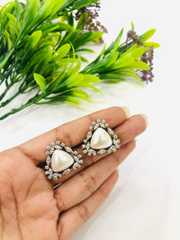 Thumbnail for Triangle Pearl Earrings