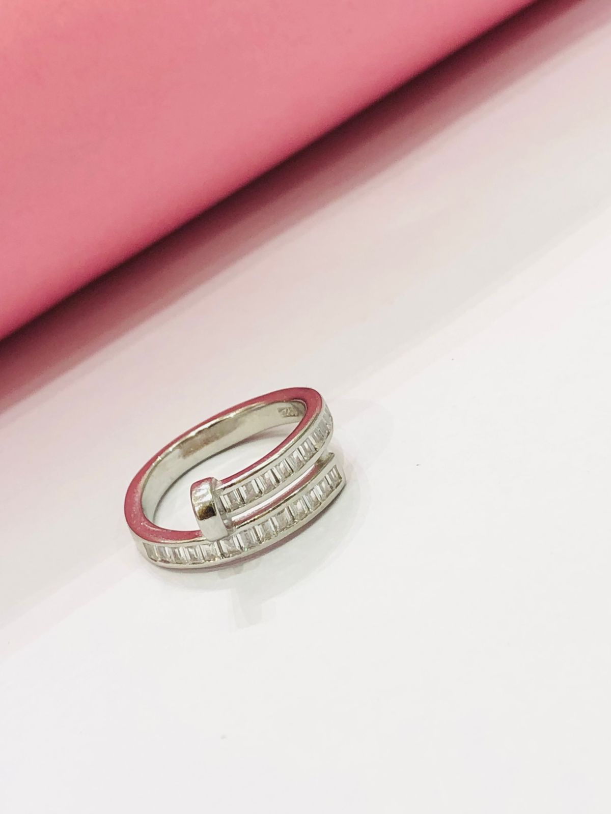 925 Silver Nail Ring