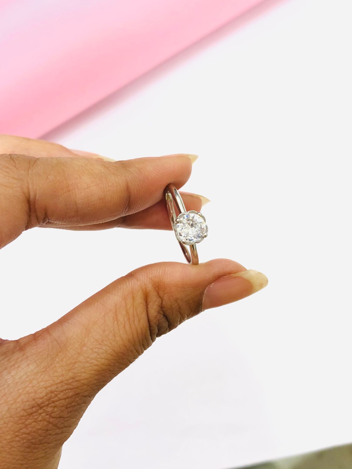 925 Silver Round Sleek Ring