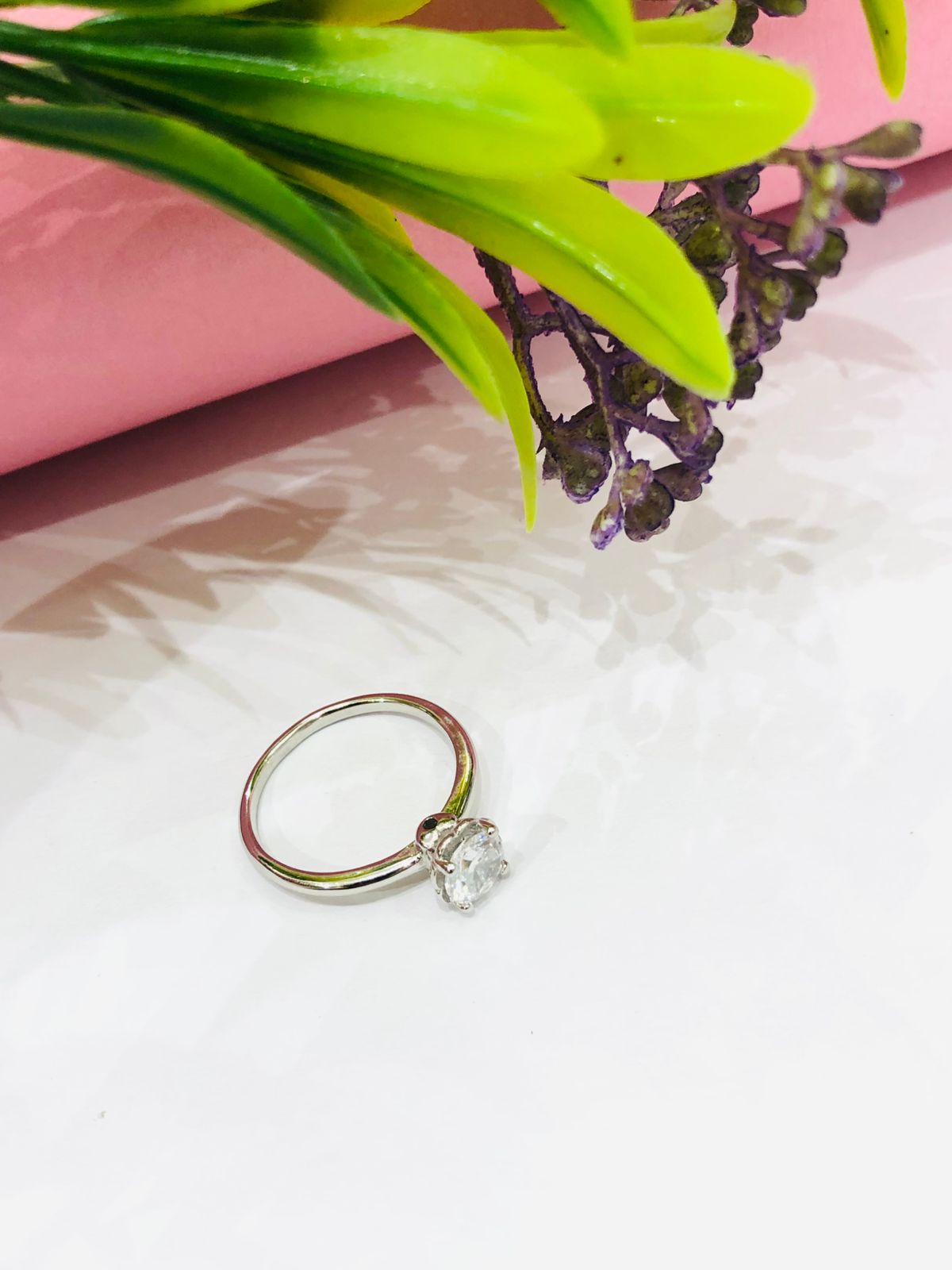 925 Silver Round Sleek Ring