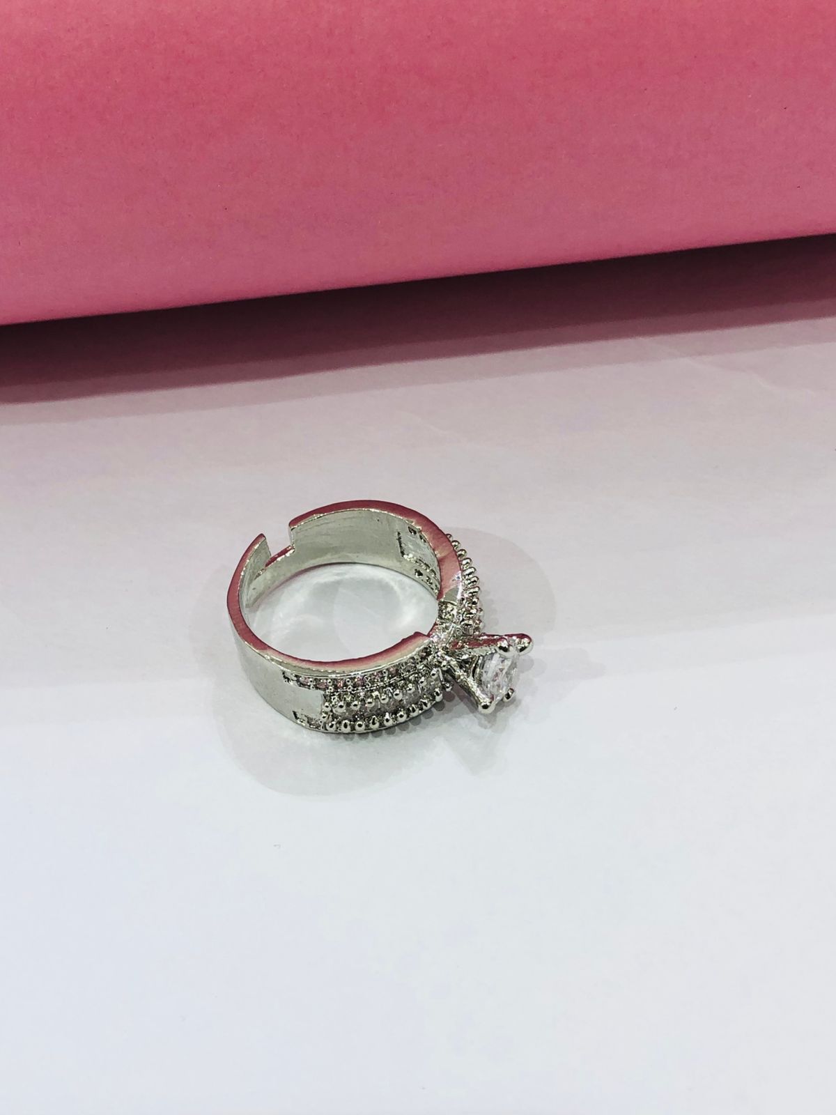 Bold Round Stone Ring