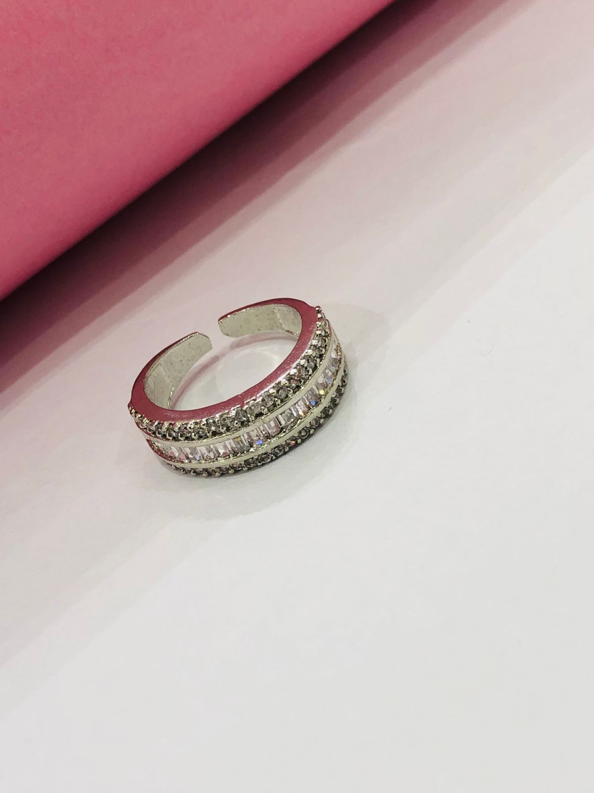 Baguette Stone Band Ring