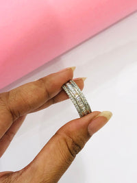 Thumbnail for Baguette Stone Band Ring