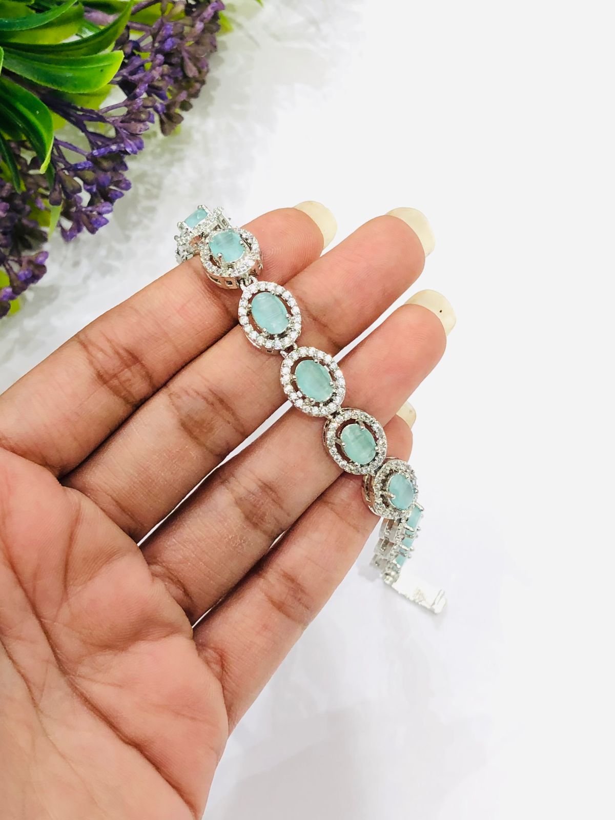 Mint Tennis Bracelet